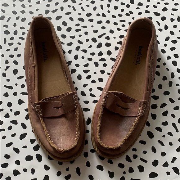 Bed Stu Shoes - Bed Stu Leather Brown Loafers